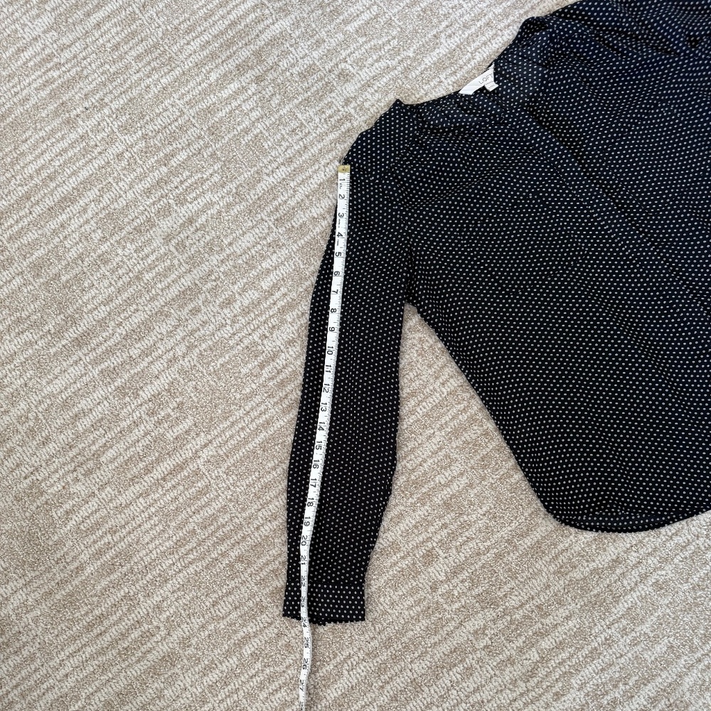 Loft Polka Dot Button Down Blouse - image 5